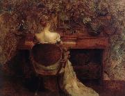 Thomas Wilmer Dewing The Spinet oil